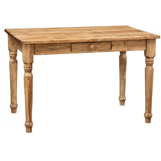 rustikalny antikovy pisaci stol so zasuvkami maly stol jedalensky stol masivny klasicky mediteran sedliacky dom nabytok starodavny vintage lameridiana zariadenie interieru.jpg